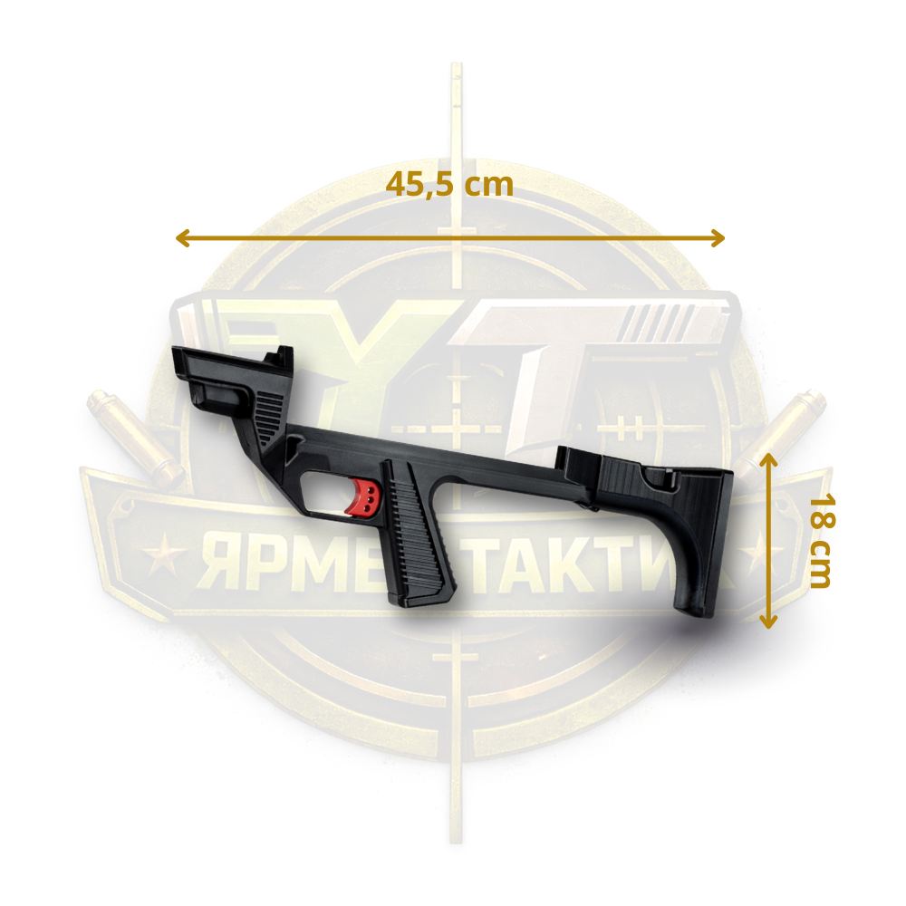 Рукоятка-адаптер КАМ — черный/красный, фото 2