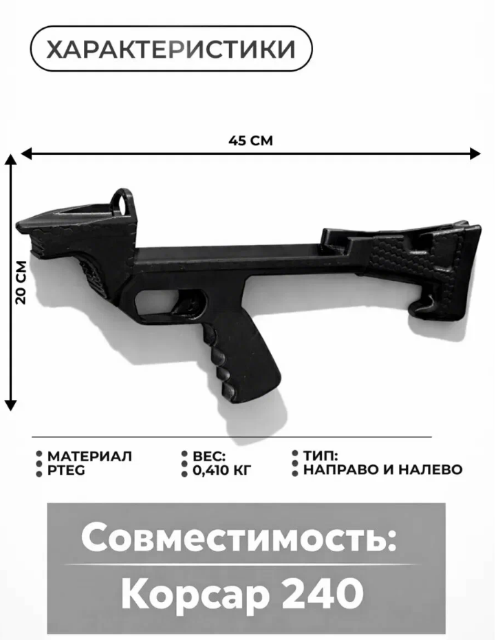 Кит-набор Корсар 240 — черный, фото 6